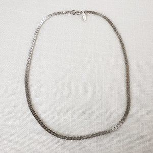 MONET Silver Tone 14” Chain Necklace
